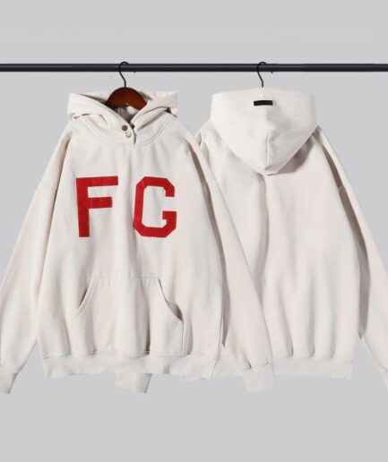 ESSENTIALS FG White Hoodie