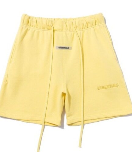 Essentials 3M Reflection Printed Yellow Short