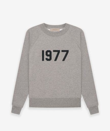 Essentials Crewneck 1977 Sweatshirts – Gray