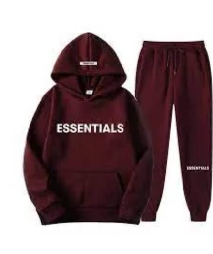 Essentials Fear Of God Tracksuit Maroon