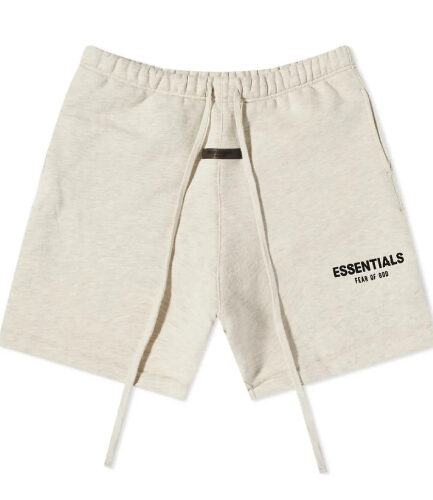 Essentials Logo Sweat Short Light Oatmeal