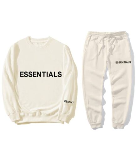 Essentials Spring Tracksuit-Cream