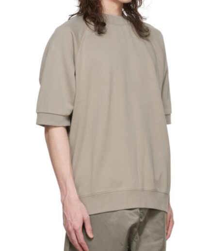 Essentials Taupe Cotton Sweatshirt