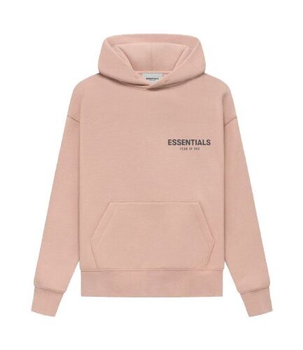 Fear of God Essentials Pullover Hoodie Pink For Kids