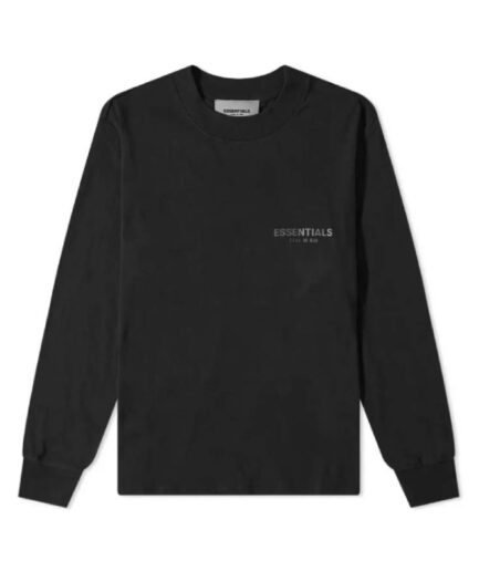 Fear of God Essentials Polo Sweatshirt Black