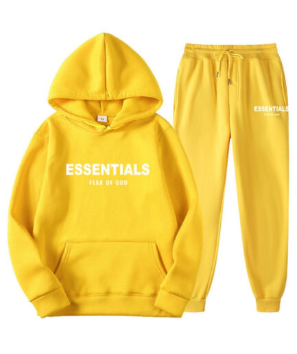 Fear of God Essentials Tracksuit Yellow