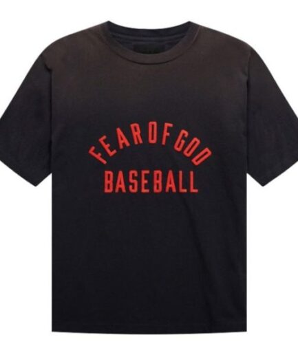 Fear of God Baseball T-Shirt Black