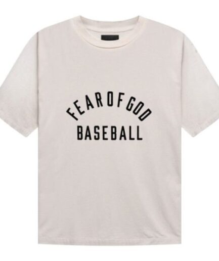 Fear of God Baseball T- Shirt Cream